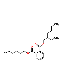 邻苯二甲酸己基-2-乙基己酯结构式_75673-16-4结构式