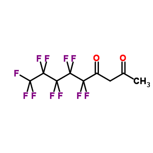 5,5,6,6,7,7,8,8,9,9,9-Undeca氟壬烷-2,4-二酮结构式_75824-01-0结构式