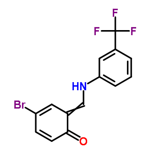 4-溴-2-[[[3-(三氟甲基)苯基]亚氨基]甲基]-苯酚结构式_75854-21-6结构式