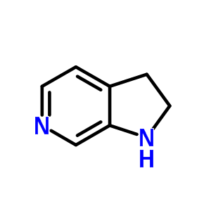 2,3-二氢-1H-吡咯并[2,3-c]吡啶结构式_760919-39-9结构式