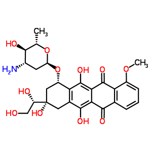 阿霉素醇结构式_76155-56-1结构式