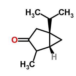 alpha+beta-侧柏酮结构式_76231-76-0结构式