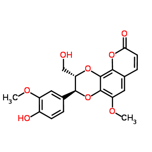 黄花菜木脂素 A结构式_76948-72-6结构式