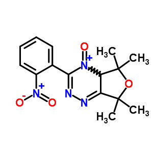 5,7-二氢-5,5,7,7-四甲基-3-(2-硝基苯基)-呋喃并[3,4-e]-1,2,4-三嗪 4-氧化物结构式_77179-46-5结构式