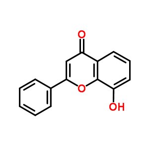 8-羟基黄酮结构式_77298-64-7结构式