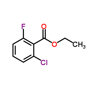 2-氟-6-氯苯甲酸乙酯结构式_773134-56-8结构式