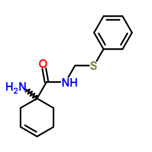 1-氨基-n-(苯基磺酰基甲基)-3-环己烯-1-羧酰胺结构式_77422-82-3结构式