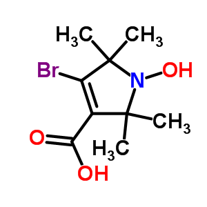 4-溴-1-氧基-2,2,5,5-四甲基-delta3-吡咯啉-3-羧酸结构式_78033-69-9结构式