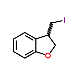2,3-二氢-3-碘甲基苯并呋喃结构式_78739-83-0结构式