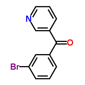 3-(3-溴苯甲酰基)吡啶结构式_79362-44-0结构式