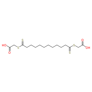 ((12-((羧基甲基)硫代)-12-硫氧代十二烷硫代)硫代)乙酸结构式_80159-88-2结构式