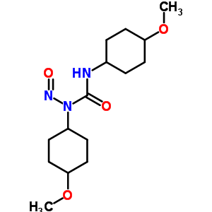 Urea,n,n-bis(4-methoxycyclohexyl)-n-nitroso-, [trans(trans)]-(9ci) Structure,80413-78-1Structure
