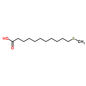 Undecanoic acid,11-(methylthio)- Structure,80683-81-4Structure