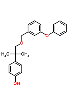 Etofenprox-desethyl Structure,80854-21-3Structure