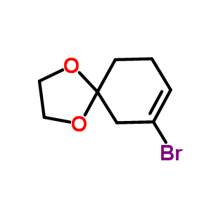 7-溴-1,4-二噁螺[4.5]-7-癸烯结构式_81036-84-2结构式