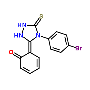 2,4-二氢-4-(4-溴苯基)-5-(2-羟基苯基)-3H-1,2,4-噻唑-3-三酮结构式_81518-27-6结构式
