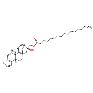 咖啡豆醇棕榈酸酯结构式_81760-45-4结构式