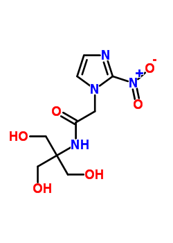 n-[2-羟基-1,1-双(羟基甲基)乙基]-2-硝基-1H-咪唑-1-乙酰胺结构式_81892-69-5结构式