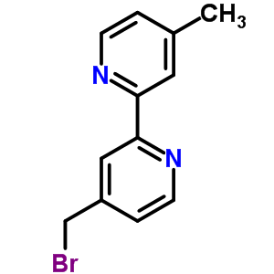 4-(溴甲基)-4-甲基-2,2-联吡啶结构式_81998-05-2结构式