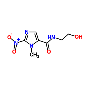 n-(2-羟基乙基)-1-甲基-2-硝基-1H-咪唑-5-羧酰胺结构式_82198-50-3结构式