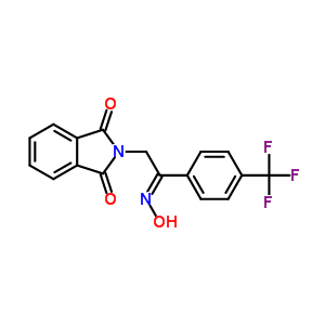 2-[(2Z)-2-羟基亚氨基-2-[4-(三氟甲基)苯基]乙基]异吲哚-1,3-二酮结构式_82585-55-5结构式
