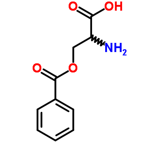 o-苯甲酰基-L-丝氨酸结构式_83044-84-2结构式