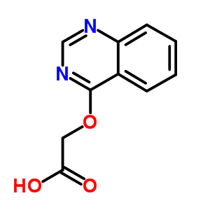 (喹唑啉-4-氧基)-乙酸结构式_842959-64-2结构式
