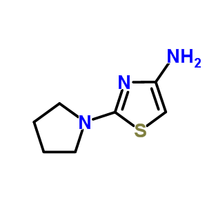 2-(吡咯烷-1-基)噻唑-4-胺结构式_849091-89-0结构式