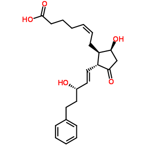 (Z)-7-[(1R)-5a-羟基-2b-[(E,S)-3-羟基-5-苯基-1-戊烯基]-3-氧代环戊烷-1a-基]-5-庚烯酸结构式_85280-91-7结构式