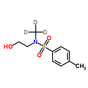 N-2-羟基乙基-N-(甲基-d3)-结构式_854634-39-2结构式