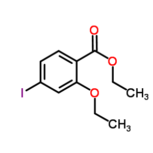 2-乙氧基-4-碘苯甲酸乙酯结构式_855868-64-3结构式