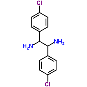 meso-1,2-二(4-氯苯基)乙二胺结构式_86212-34-2结构式