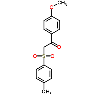 1-(4-甲氧基苯基)-2-[(4-甲基苯基)磺酰基]-1-乙酮结构式_86516-51-0结构式