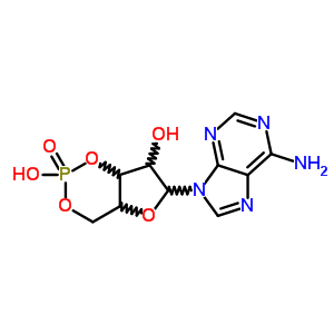 腺苷-3-5-环磷酸结构式_86594-35-6结构式