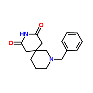 2-(苯基甲基)-2,9-二氮杂螺[5.5]十一烷-8,10-二酮结构式_867006-12-0结构式