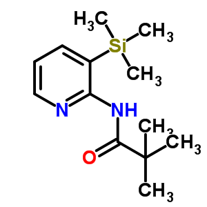2,2-二甲基-N-(3-三甲基硅-2-吡啶)-丙酰胺结构式_86847-63-4结构式