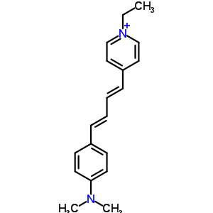 2-[4-[4-(二甲基氨基)苯基]-1,-3-丁二烯基]-1-乙基-吡啶鎓高氯酸盐结构式_87004-02-2结构式