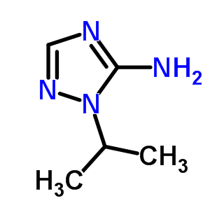 1-异丙基-1H-1,2,4-三唑-5-胺结构式_870992-11-3结构式