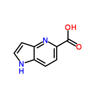 1H-吡咯并[3,2-b]吡啶-5-羧酸结构式_872355-64-1结构式