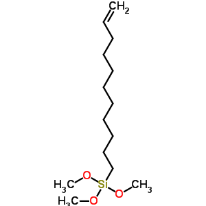 10-烯基十一烷基三甲氧基硅烷结构式_872575-06-9结构式