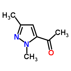 1-(1,3-二甲基-1H-吡唑-5-基)乙酮结构式_87375-38-0结构式