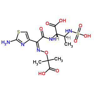 (2S,3s)-2-[[(2z)-2-(2-氨基-4-噻唑)-2-[(1-羧基-1-甲基乙氧基)亚氨基]乙酰基]氨基]-3-(硫氨基)丁酸结构式_87500-74-1结构式