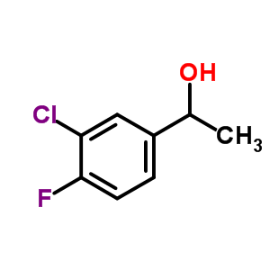 1-(3-氯-4-氟苯基)-1-乙醇结构式_878572-03-3结构式