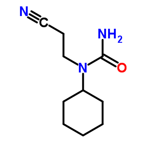 N-(2-氰基乙基)-N-环己基-脲结构式_881-48-1结构式