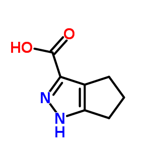 2,4,5,6-四氢环戊并[c]吡唑-3-羧酸结构式_884497-47-6结构式
