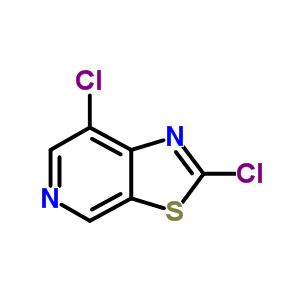 2,7-二氯噻唑并[5,4-c]吡啶结构式_884860-61-1结构式