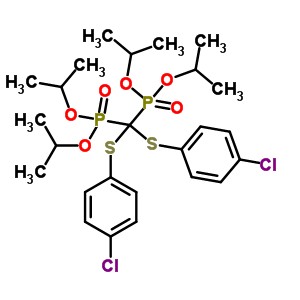 二[(4-氯苯基)硫代亚甲基]联膦酸,四异丙基酯结构式_887353-24-4结构式