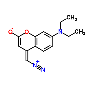 (4Z)-4-(偶氮基亚甲基)-7-(二乙基氨基)-4H-苯并吡喃-2-醇结构式_88861-43-2结构式