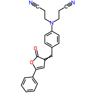 3,3-((4-((Z)-(2-氧代-5-苯基呋喃-3(2H)-基)甲基)苯基)亚氨基)二丙腈结构式_89080-19-3结构式