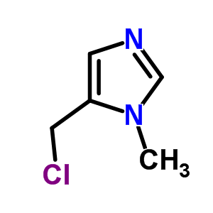 5-(氯甲基)-1-甲基-1H-咪唑结构式_89180-90-5结构式